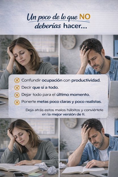 ¡Usa el Tiempo A Tu Favor! Ebook Digital